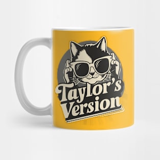 taylors cat glasses version Mug